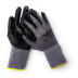 Gants en tricot fin avec revêtement en Foam Nitril et picots