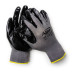 Gants en tricot fin avec couche de nitrile