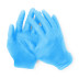Gants bleu en nitrile jetable, sans poudre