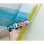 100 ALFA DS - Colle / Mastic d´étanchéité pour fixer des écrans et films