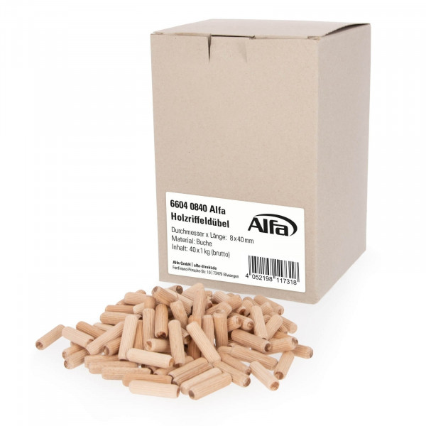 6604 ALFA Cheville en Bois