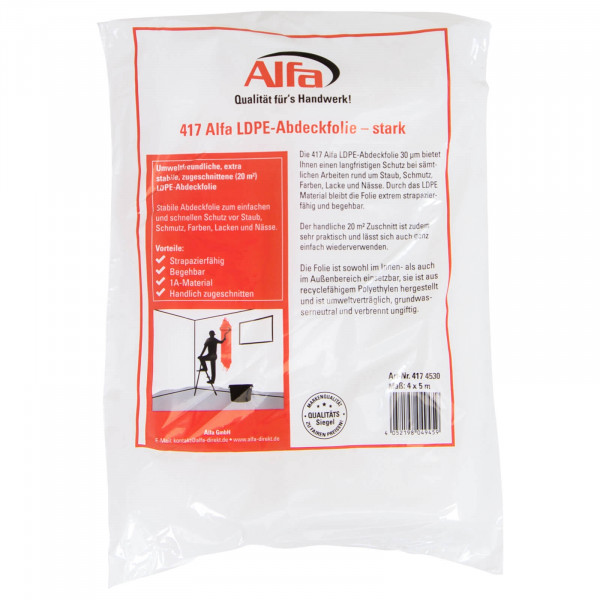 417 ALFA film de protection LDPE 